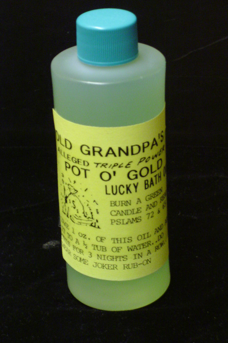 Old Grandpa's Triple Power Pot-O-Gold Lucky Bath Oil
