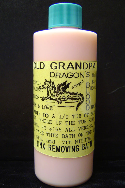 Old Grandpa's Dragons Blood Bath water