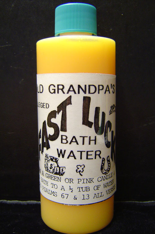 Old granpa's Fast Luck Bath Water