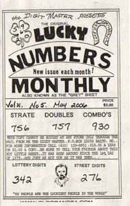 Lucky Numbers Monthly